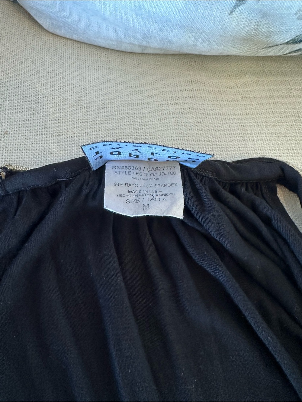 Vintage Y2K Jordan Taylor Collection Black Maxi Dress - Picture 9 of 9